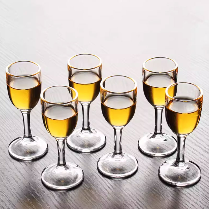 Wine Beer And Spirit - 6pcs 세트 절묘한 작은 와인 잔