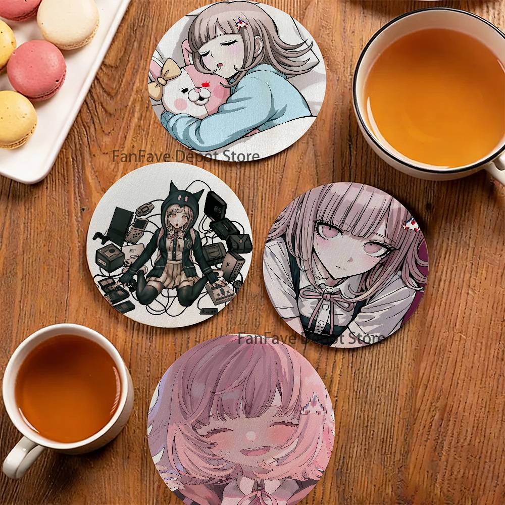 Wine N Beer - D-Danganronpa N-Nanami Chiaki 2D 패턴 원형