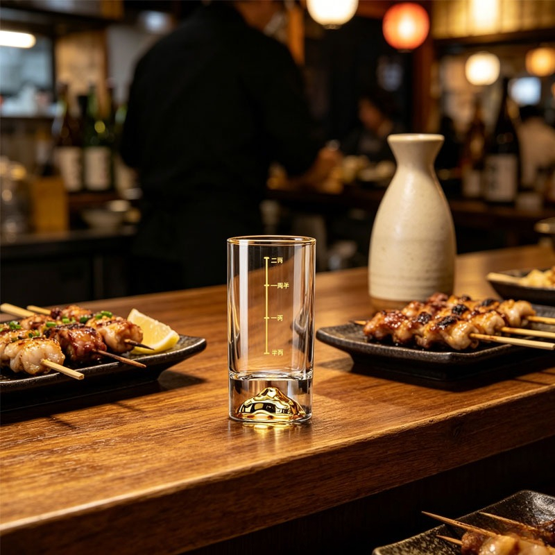 Wine Beer And Spirit - 럭셔리 칵테일 글라스 크리스탈 골드 포일