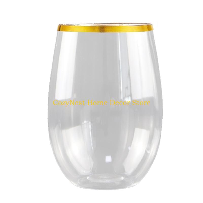 Wine Beer Juice - 92MF 12/16oz 비산 방지 플라스틱 와인