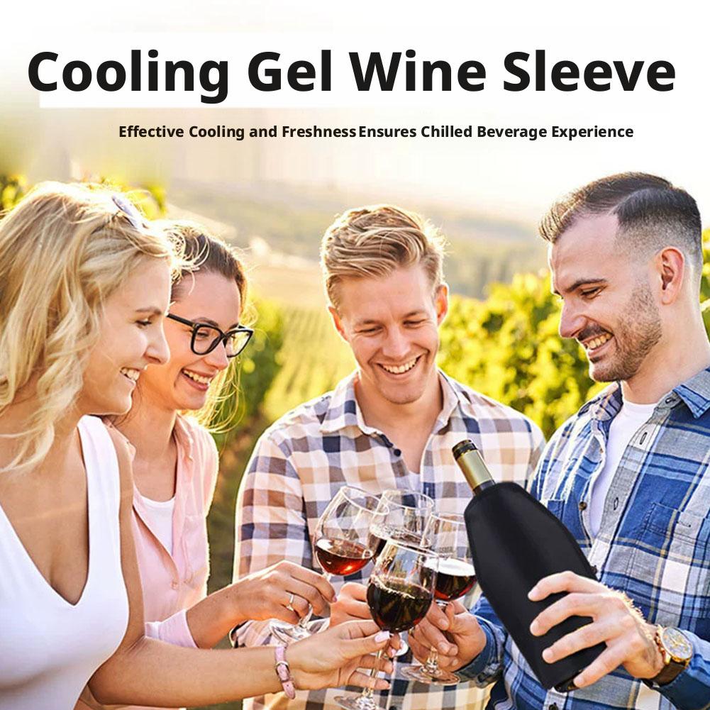 재사용 가능한 와인 쿨링 슬리브 휴대용 젤 와인 쿨러  - Wine Chiller Sleeve 리뷰 및 가격
