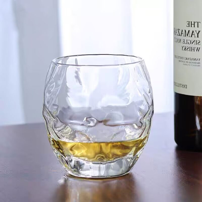 엠보싱 위스키 글라스 고급 가정용 럭셔리 유리 제품 바 - Wine Beer And Spirit 리뷰 및 가격