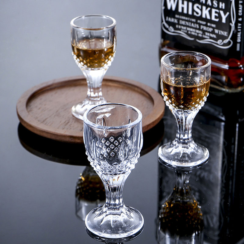 6pcs 세트 절묘한 작은 와인 잔 우아한 샷 글라스  - Wine Beer And Spirit 리뷰 및 가격