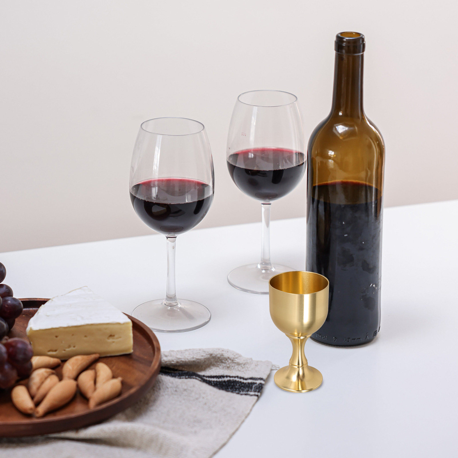 구리 고블릿 빈티지 스타일 섬세한 레트로 주류 컵 다용 - Wine Beer Juice 리뷰 및 가격