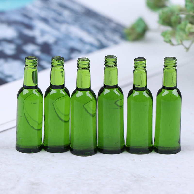 6개 1:12 인형의 집 미니어처 맥주 와인 음료 병  - Wine Beer Bottle 리뷰 및 가격