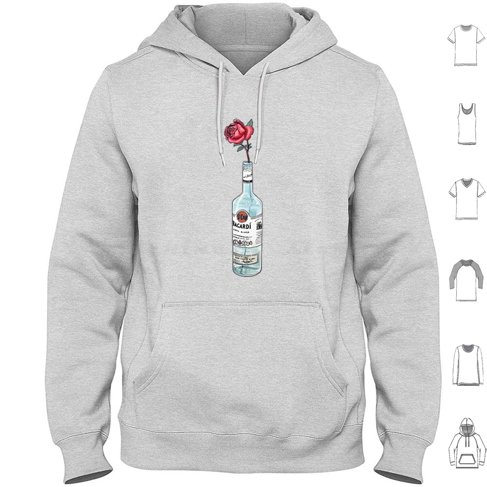 럼 바카디 플라워 아트워크 후디 코튼 긴팔 럼 바카디  - Wine Vodka Beer 리뷰 및 가격