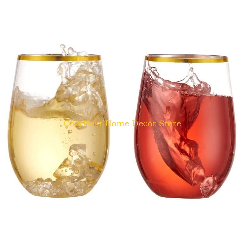 92MF 12/16oz 비산 방지 플라스틱 와인 잔 깨 - Wine Beer Juice 리뷰 및 가격